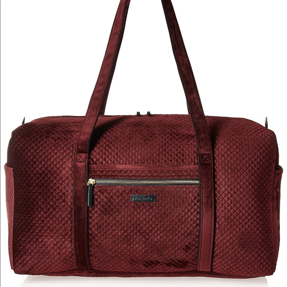 Vera Bradley (Chocolate raisin) Large duffel bag